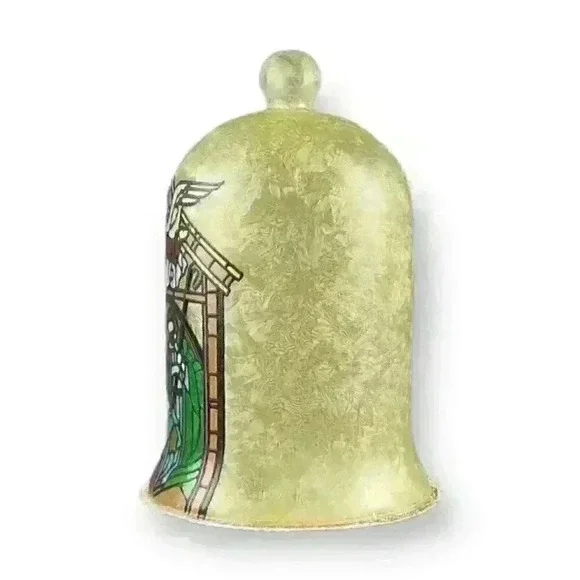 Christmas Nativity "Holy Family" Angel Stained Glass Night Light Lamp Battery - Picture 5 of 8